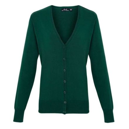 pr697bot-2xl   WOMEN'S BUTTON-THROUGH KNITTED CARDIGAN