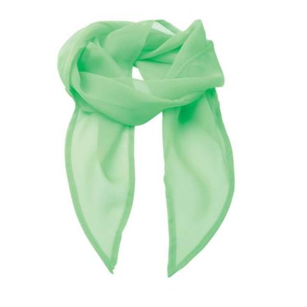 pr740appl-u   'COLOURS COLLECTION' PLAIN CHIFFON SCARF