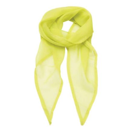 pr740li-u   'COLOURS COLLECTION' PLAIN CHIFFON SCARF