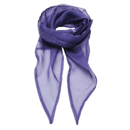 pr740pu-u   'COLOURS COLLECTION' PLAIN CHIFFON SCARF