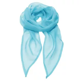   pr740tu-u   'COLOURS COLLECTION' PLAIN CHIFFON SCARF