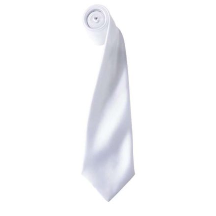 pr750wh-u   'COLOURS COLLECTION' SATIN TIE