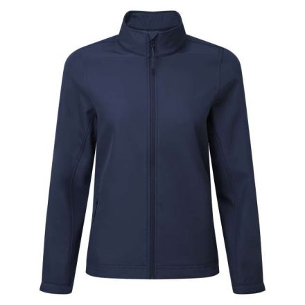 pr812nv-m   WOMEN’S WINDCHECKER® PRINTABLE & RECYCLED SOFTSHELL JACKET