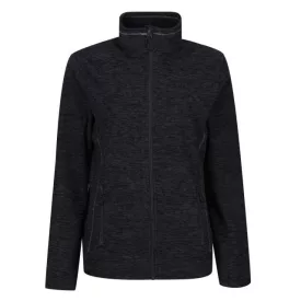 retrf604sgm-s   THORNLY WOMEN - FULL ZIP MARL FLEECE