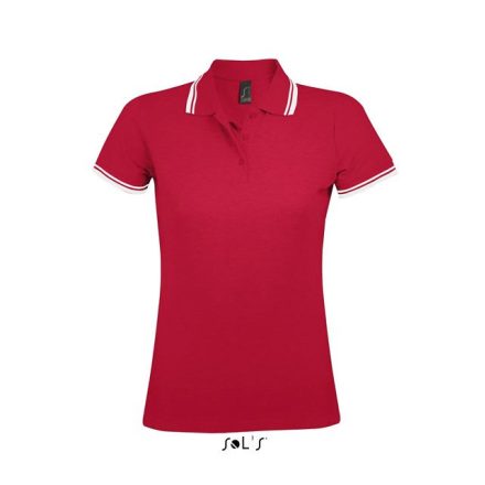 so00578re/wh-2xl   SOL'S PASADENA WOMEN - POLO SHIRT