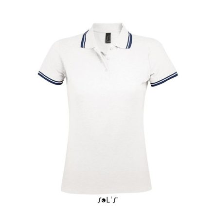 so00578wh/nv-2xl   SOL'S PASADENA WOMEN - POLO SHIRT