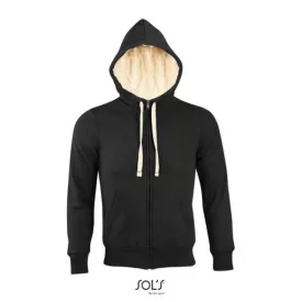   so00584bl-s   SOL'S SHERPA - UNISEX ZIPPED JACKET WITH "SHERPA" LINING