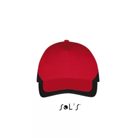 so00595re/bl-u   SOL'S BOOSTER - 5 PANEL CONTRASTED CAP