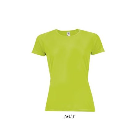 so01159neg-2xl   SOL'S SPORTY WOMEN - RAGLAN-SLEEVED T-SHIRT