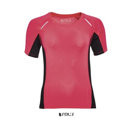 so01415nec-s   SOL'S SYDNEY WOMEN - SHORT SLEEVE RUNNING T-SHIRT