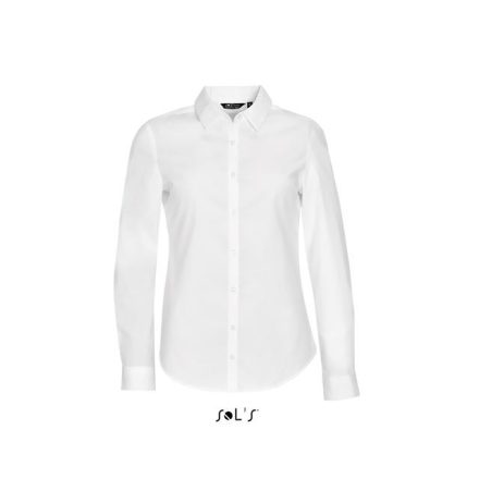 so01427wh-m   SOL'S BLAKE WOMEN - LONG SLEEVE STRETCH SHIRT