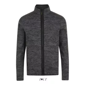 so01652dgr/bl-l   SOL'S TURBO - KNITTED FLEECE JACKET
