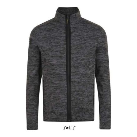 so01652dgr/bl-l   SOL'S TURBO - KNITTED FLEECE JACKET