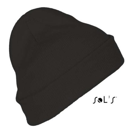 so01664bl-u   SOL'S PITTSBURGH - SOLID-COLOUR BEANIE WITH CUFFED DESIGN