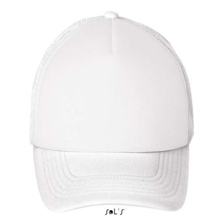 so01668wh/bl-u   SOL'S BUBBLE - FIVE PANEL MESH CAP