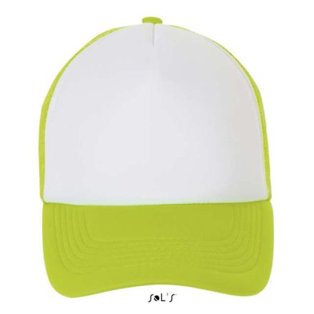 so01668wh/neg-u   SOL'S BUBBLE - FIVE PANEL MESH CAP