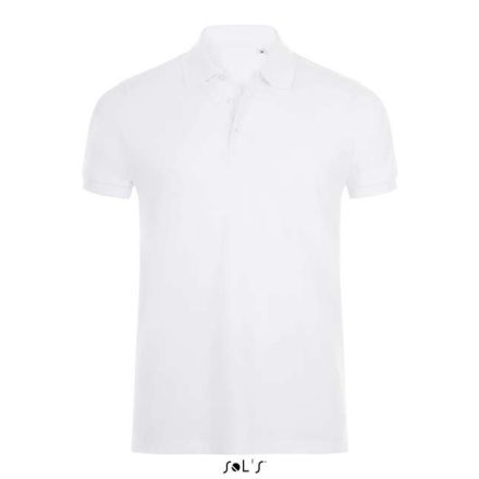 so01708wh-2xl   SOL'S PHOENIX MEN - COTTON-ELASTANE POLO SHIRT