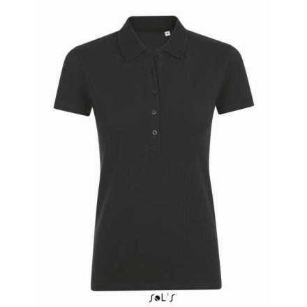 so01709bl-2xl   SOL'S PHOENIX WOMEN - COTTON-ELASTANE POLO SHIRT