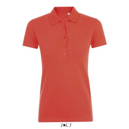 so01709hib-2xl   SOL'S PHOENIX WOMEN - COTTON-ELASTANE POLO SHIRT