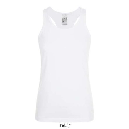 so01826wh-2xl   SOL'S JUSTIN WOMEN - RACERBACK TRIKÓ