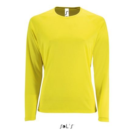 so02072ney-xs   SOL'S SPORTY LSL WOMEN - LONG SLEEVE SPORTS T-SHIRT