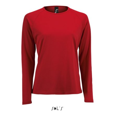 so02072re-xs   SOL'S SPORTY LSL WOMEN - LONG SLEEVE SPORTS T-SHIRT