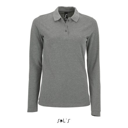 so02083gm-2xl   SOL'S PERFECT LSL WOMEN - LONG-SLEEVE PIQUÉ POLO SHIRT