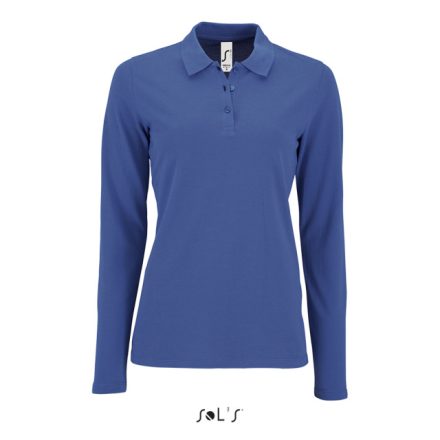 so02083ro-2xl   SOL'S PERFECT LSL WOMEN - LONG-SLEEVE PIQUÉ POLO SHIRT