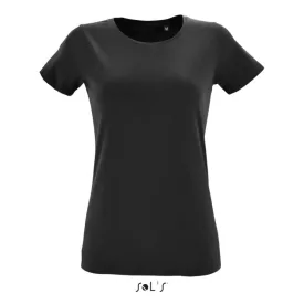   so02758dbl-m   SOL'S REGENT FIT WOMEN - KÖRNYAKÚ TESTHEZÁLLÓ PÓLÓ