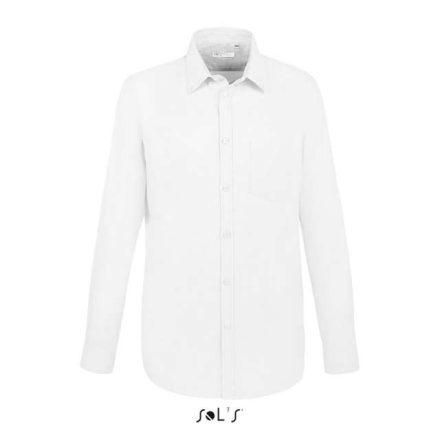 so02920wh-l   SOL'S BOSTON FIT - LONG SLEEVE OXFORD MEN'S SHIRT