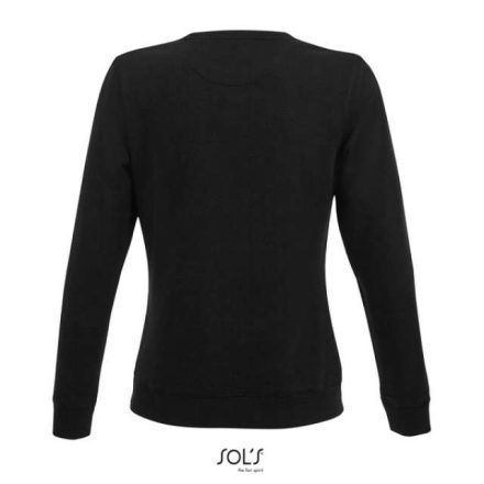 so03104bl-l   SOL'S SULLY WOMEN - ROUND-NECK SWEATSHIRT