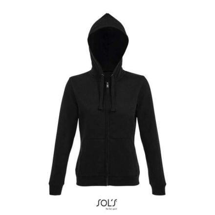 so03106bl-l   SOL'S SPIKE WOMEN - ZIP HOODIE