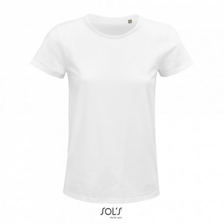 so03581wh-2xl   SOL'S CRUSADER WOMEN - ROUND-NECK FITTED JERSEY T-SHIRT