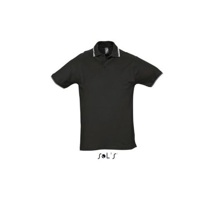 so11365bl/wh-2xl   SOL'S PRACTICE MEN - POLO SHIRT