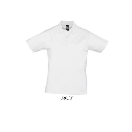 so11377wh-l   SOL'S PRESCOTT MEN - POLO SHIRT