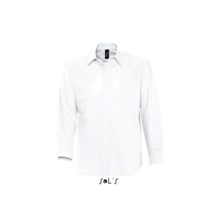 so16000wh-2xl   SOL'S BOSTON - LONG SLEEVE OXFORD MEN'S SHIRT