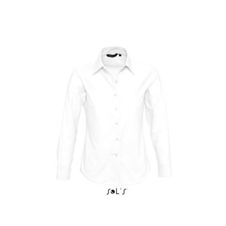 so16020wh-l   SOL'S EMBASSY - LONG SLEEVE OXFORD WOMEN'S SHIRT