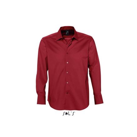 so17000cr-2xl   SOL'S BRIGHTON - LONG SLEEVE STRETCH MEN'S SHIRT