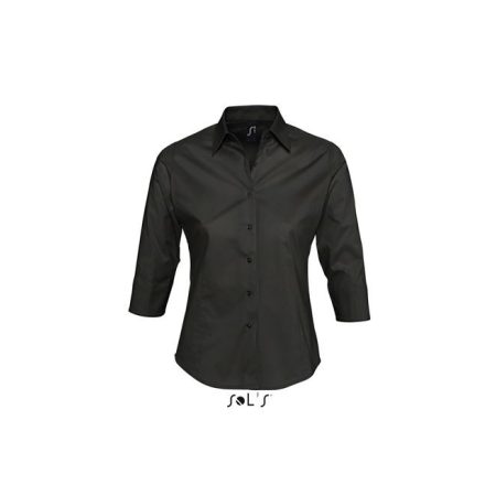 so17010bl-l   SOL'S EFFECT - 3/4 SLEEVE STRETCH WOMEN'S SHIRT