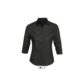   so17010bl-xs   SOL'S EFFECT - 3/4 SLEEVE STRETCH WOMEN'S SHIRT