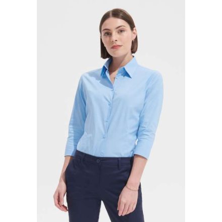 so17010drkb-2xl   SOL'S EFFECT - 3/4 SLEEVE STRETCH WOMEN'S SHIRT