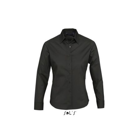 so17015bl-2xl   SOL'S EDEN - LONG SLEEVE STRETCH WOMEN'S SHIRT