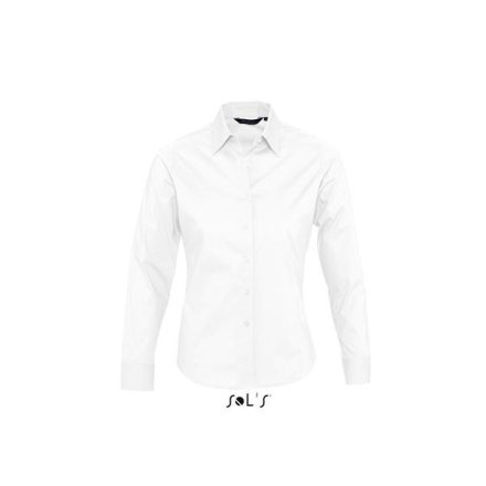 so17015wh-2xl   SOL'S EDEN - LONG SLEEVE STRETCH WOMEN'S SHIRT