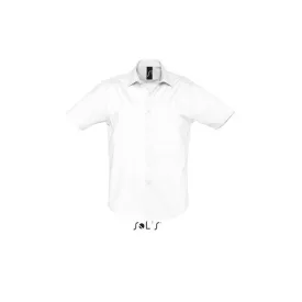   so17030wh-m   SOL'S BROADWAY - SHORT SLEEVE STRETCH MEN'S SHIRT