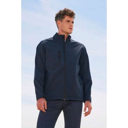 so46600ar-l   SOL'S RELAX - MEN'S SOFTSHELL ZIPPED JACKET