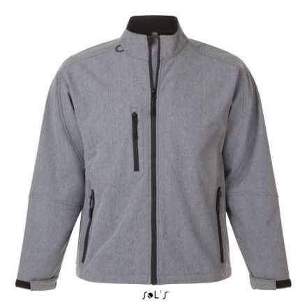 so46600gm-m   SOL'S RELAX - MEN'S SOFTSHELL ZIPPED JACKET