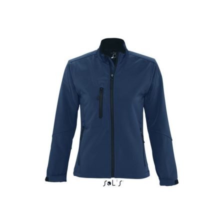 so46800aby-2xl   SOL'S ROXY - WOMEN'S SOFTSHELL ZIPPED JACKET