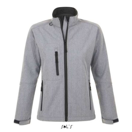 so46800gm-l   SOL'S ROXY - WOMEN'S SOFTSHELL ZIPPED JACKET