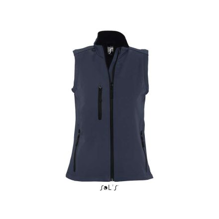 so46801fn-m   SOL'S RALLYE WOMEN - SLEEVELESS SOFTSHELL JACKET