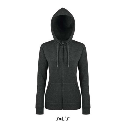 so47900chme-l   SOL'S SEVEN WOMEN - JACKET WITH LINED HOOD